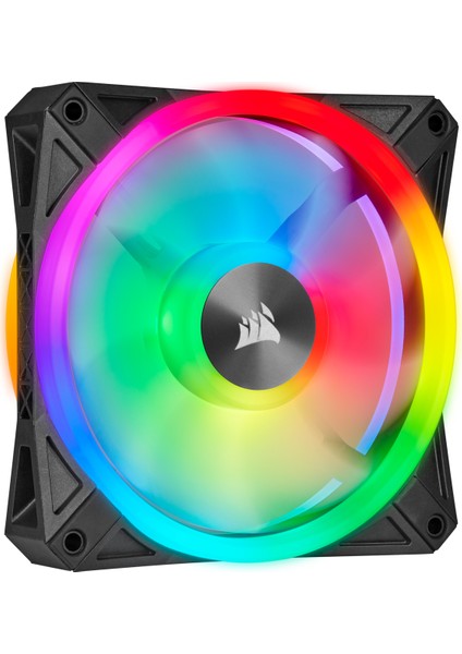 CO-9050097-WW İCUE QL120 RGB 120 MM DÖRT RGB RENK DÖNGÜLÜ PWM FAN