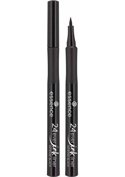 24 Ever Ink Liner - Kalem Eyeliner No:01 Intense Black 1.2ml