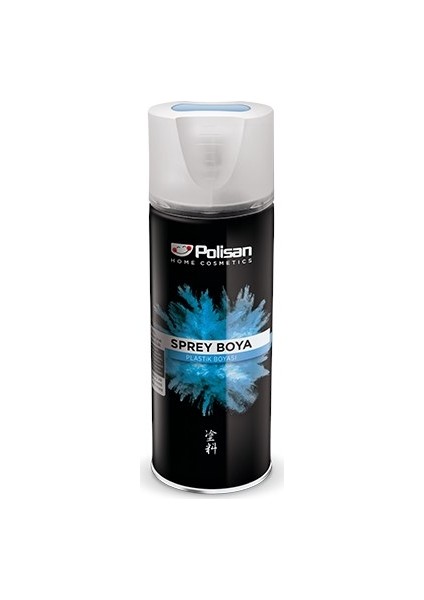 Sprey Plastik Yüzey Boyası 400 ml Mat Siyah Ral 9004