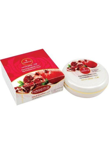 Harems Nar Özlü Face Decollete Cream 150 ml