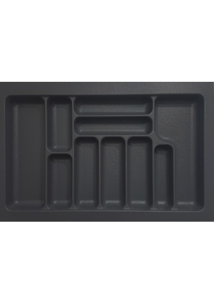 Starax 74 cm - 49 cm Çekmece İçi Kaşıklık Antrasit