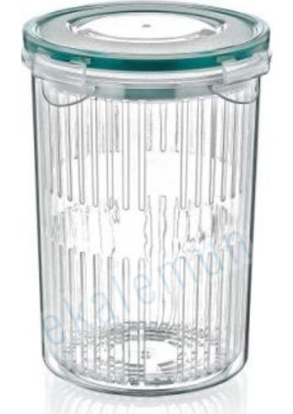 Irak Plastik Fresh Box Yuvarlak Süzgeçli 1,5 lt