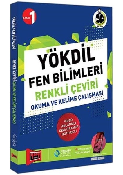 YÖKDİL Fen Bilimleri Renkli Çeviri Okuma Ve Kelime Çalışması