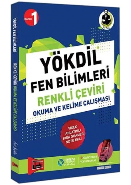 Yargı Yayınevi YÖKDİL Fen Bilimleri Renkli Çeviri Okuma Ve Kelime Çalışması