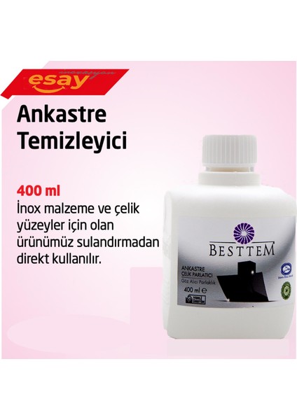 Ankastre Çelik Parlatıcı 400ML Özel Formül Hızlı Kargo!