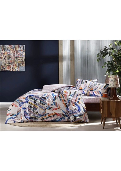 Ranforce Tek Kişilik Nevresim Takımı Joyful Pembe