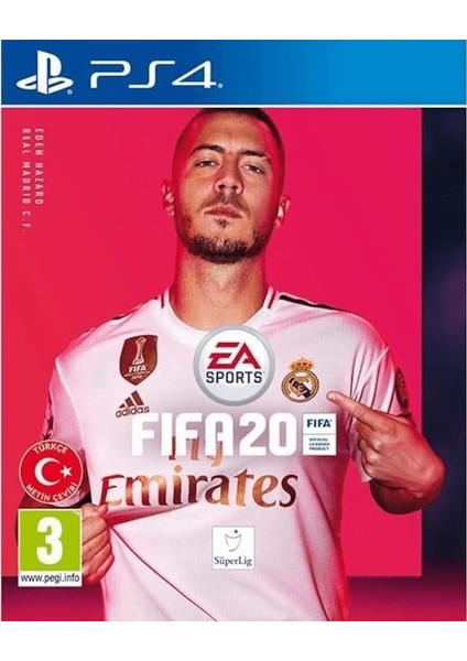 Fifa 20 Süper Lig Türkçe Menü PS4 Oyun (1 Ender Oyuncu + 14 Gün PSN + 5 Maç Kiralık 3 Icon Oyuncu)