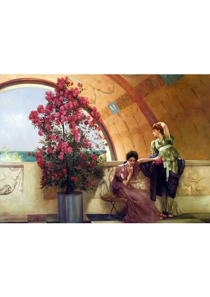 Yağlı Boya Oryantal Kadınlar Lawrence Alma Tadema Kanvas Tablo