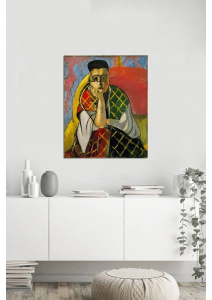 Yağlı Boya Düşünce Henri Matisse Kanvas Tablo