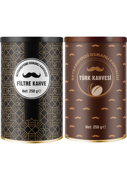 Filtre Kahve ve Türk Kahvesi Seti 250 gr