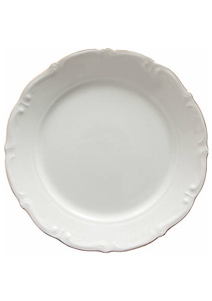 25 cm Altın Yaldız Tabak