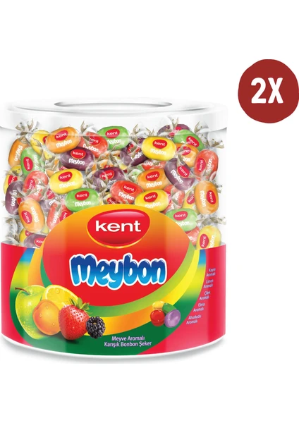 Meybon Kavanoz Şeker 2'li 504 gr