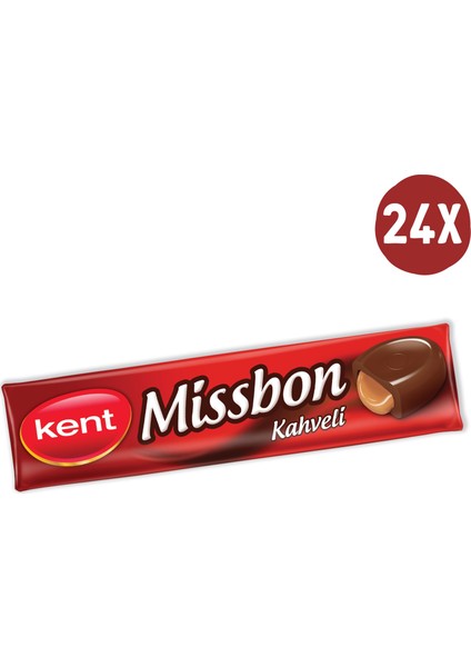 Missbon Stick Kahveli Şeker 24'lü