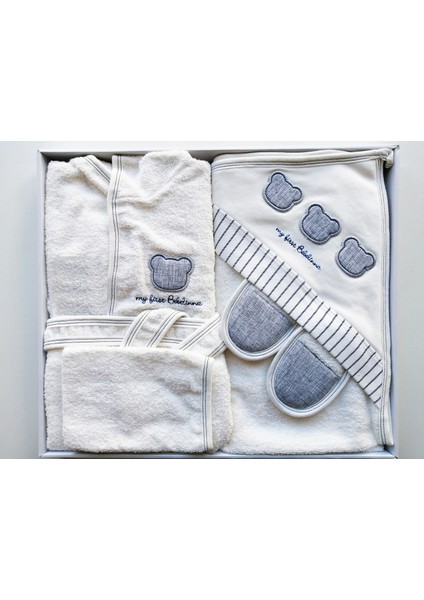 Üç Ayı Kafası 5'li Bornoz Seti fiyatları