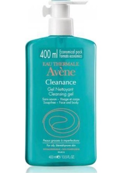 Cleanance Gel Yağlı Ciltler için Yüz Yıkama Jeli 400 ml