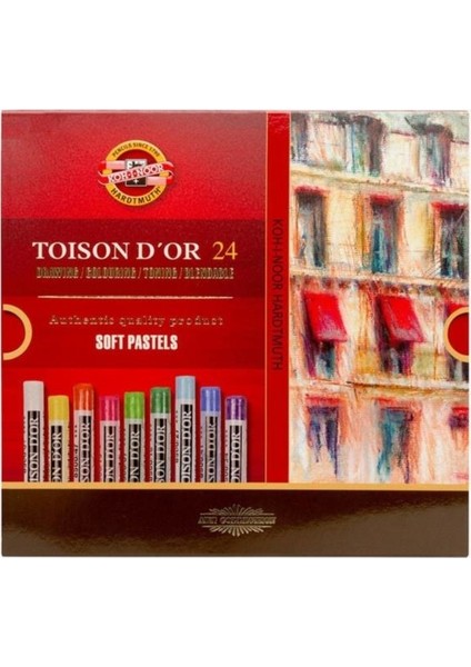 8514 Soft Pastel Boya 24'lü