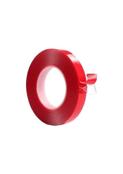 Akrilik Şeffaf Çift Taraflı Bant 10 mm x 5 m