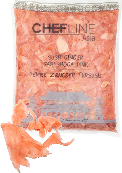 Chefline Asia Pink Gari Shoga Zencefil Turşusu 1,5 kg