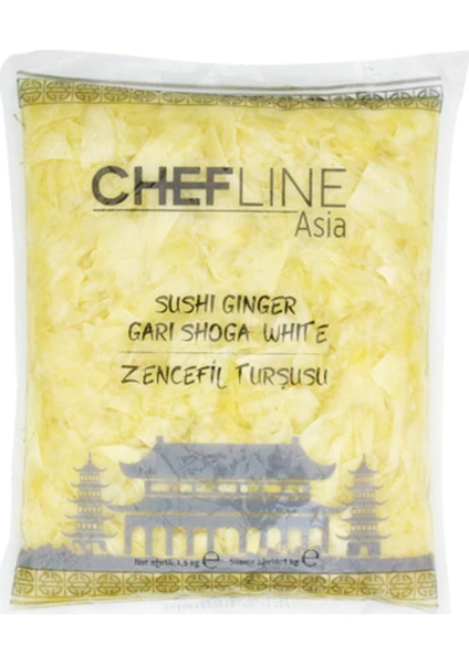 Chefline Asia Gari Shoga Zencefil Turşusu 1,5 Kg.