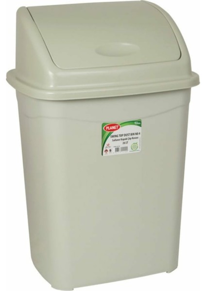 Sallanır Kapak Çöp Kovası 26 Lt