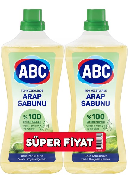 Abc Sıvı Arap Sabunu 2Li Paket (900 Ml + 900 Ml)