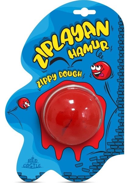 Zıplayan Hamur Slime Kırmızı ZDB132
