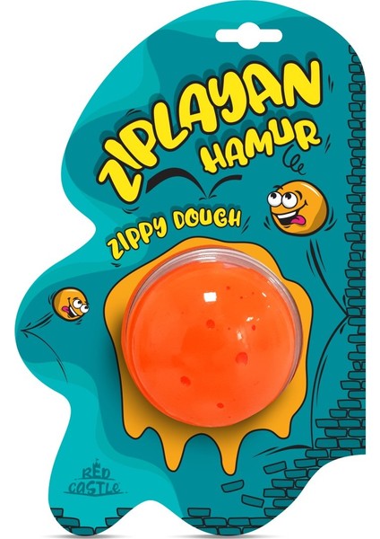 Zıplayan Hamur Slime Turuncu ZDB133