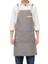 Nakışlı Boyundan Askılı Mutfak İş Önlüğü Barista Master Chef Garson Kuaför Tattoo Önlük Gri 1