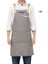 Nakışlı Boyundan Askılı Mutfak İş Önlüğü Barista Master Chef Garson Kuaför Tattoo Önlük Gri 2