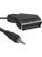 Uydu Av Kablo 3.5mm Erkek Scart Kısa Jack 1