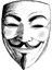 V For Vendetta Vendeta Sticker 10 x 7 cm Renkli 1