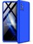 Samsung Galaxy A71 Kılıf Zore 360 Tam Koruma 3 Parça Ays Kapak Mavi 1