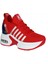 20Y308-7 Dolgu Topuk Kırmızı Kadın Sneakers 2