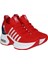 20Y308-7 Dolgu Topuk Kırmızı Kadın Sneakers 5