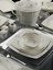 Bone Mare 62 Parça 10605/PLATIN Desen Yemek Seti 1
