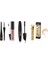 Porcelain Make Up Dipliner+Derma Yoğun Kapatıcı Fondöten 01 Gold+Porcelain Make Up Lipstick D-204 6 Ml+Maskara 8 gr 1