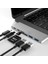 6 In1 Usb-C Hub Daul USB 3.0 Type-C Şarj Kart Reader Çoğaltıcı Hub AL-31954 2