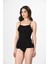Ince Ip Askılı 16888 Örme Seamless Dikişsiz Soft Basic Kadın Parlak Korsajlı Korse Atlet 3