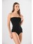 Büzgülü Straples Uzun 11040 Örme Seamless Dikişsiz Soft Basic Kadın Atlet 2