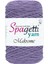 Spagettiyarn Açık Lila Pamuk Makrome İp 1