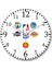 Nba Da King Basketboll Boston Golden Cavalıers Lakers Duvar Saati 1