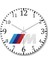 Bmw M Logo Duvar Saati Bombeli Gercek Cam 1