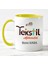 Tekstil Mühendisi Kupa Bardağı Sarı 1
