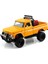 1966 Chevrolet C10 Fleetside Pickup Truck Off Road Yellow 1/24 Model Araba 1