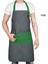 Askılı Master Şef - Barista - Aşçı - Kuaför - Tattoo - Garson Önlüğü Yeşil 2