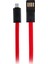 Jettpower 0047 Metal Başlıklı Örgülü 3A Micro Usb Hızlı Şarj Kablosu 20 cm Kırmızı 1