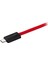 Jettpower 0047 Metal Başlıklı Örgülü 3A Micro Usb Hızlı Şarj Kablosu 20 cm Kırmızı 4