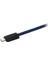 Jettpower 0047 Metal Başlıklı Örgülü 3A Micro Usb Hızlı Şarj Kablosu 20 cm Mavi 4