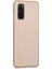 Matte Silicone Samsung Galaxy S20 Kılıf Gold 1