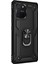 Samsung Galaxy A91 Kılıf Military Ring Holder Siyah 1